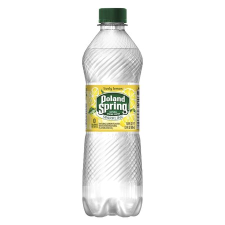 NESTLE WATERS Poland Spring Lemon Sparkling Spring Water 16.9 oz 75720-44605